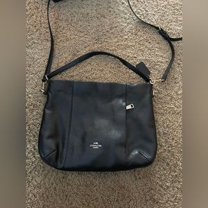 Selling black coach shoulder bag